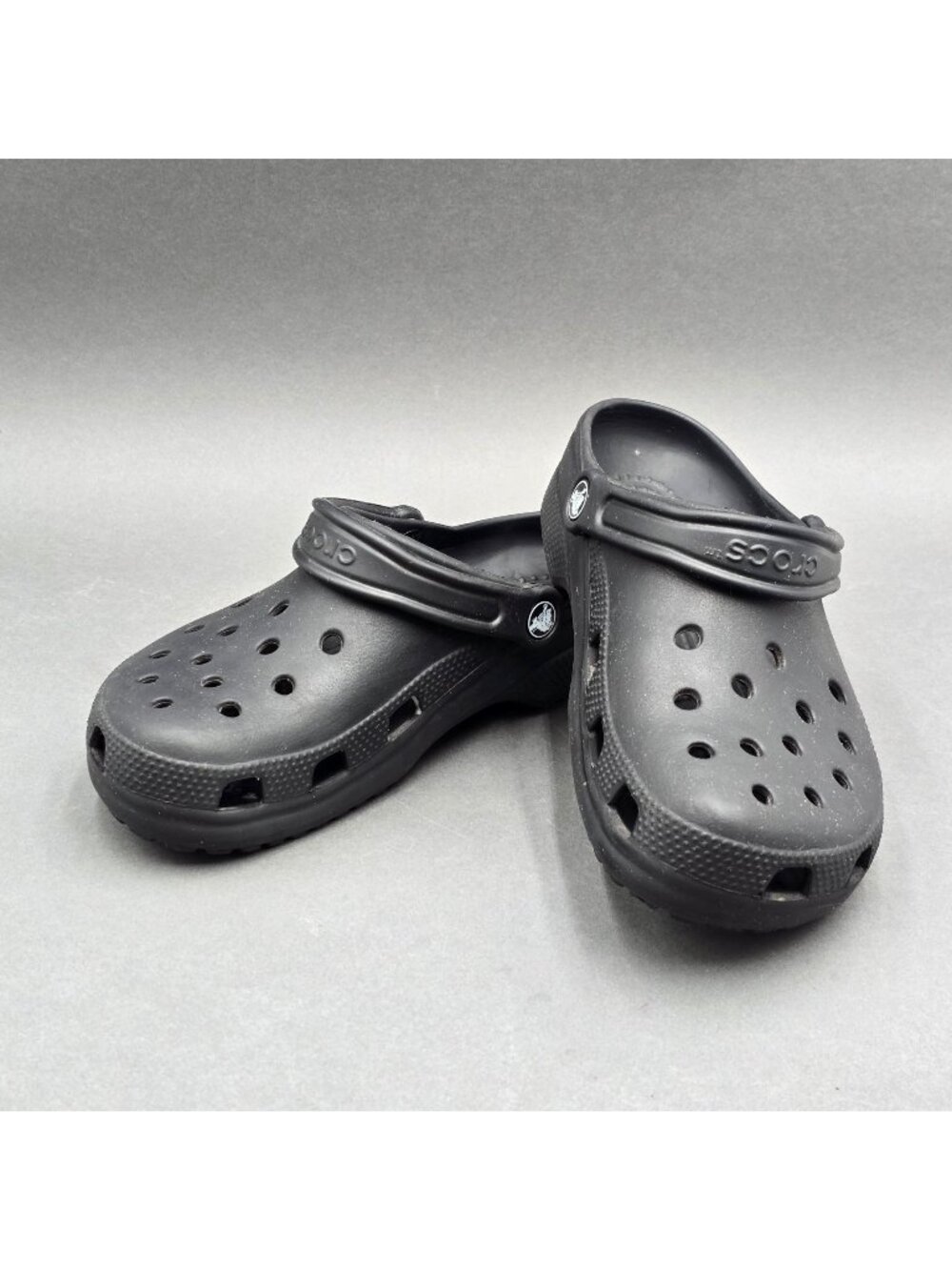 Crocs Classic Black Clogs Unisex Casual Slip On Comfort Shoes Size M6 W8
